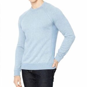 VINCE birdseye wool cashmere sweater blue size M